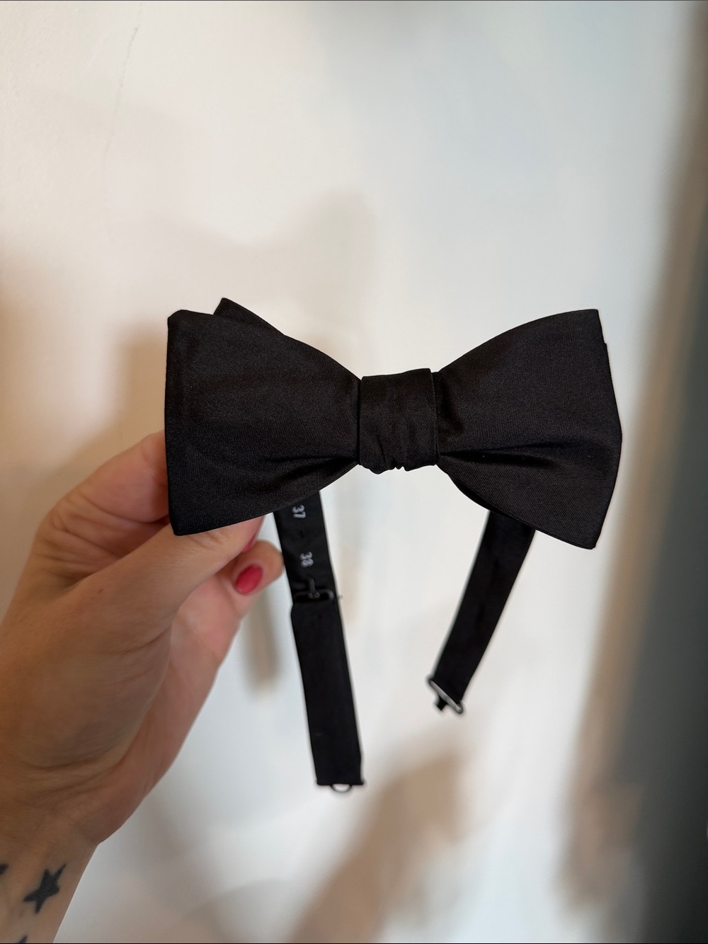 Hugo Boss Classic Black Bow Tie for Men
